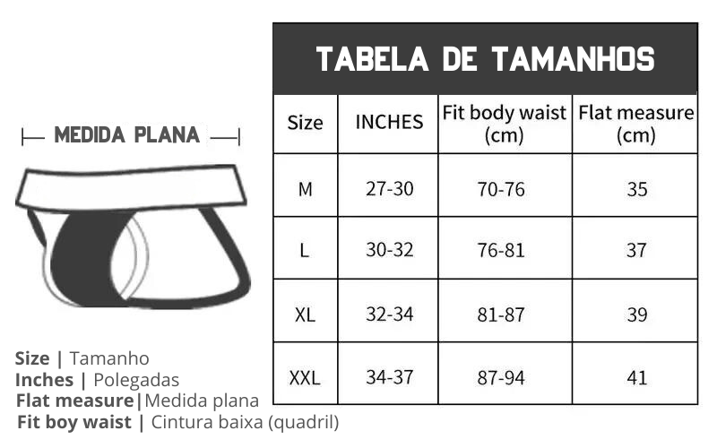 Cueca JM223  Jockstrap Cós largo