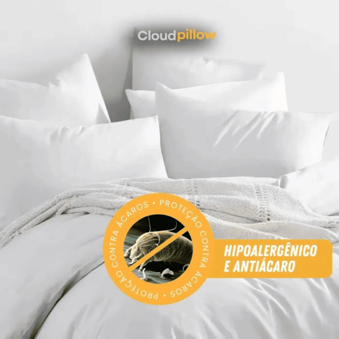 Kit 5 Travesseiros Premium Pluma de Ganso - Conforto de Hotel 5 Estrelas — imagem 5
