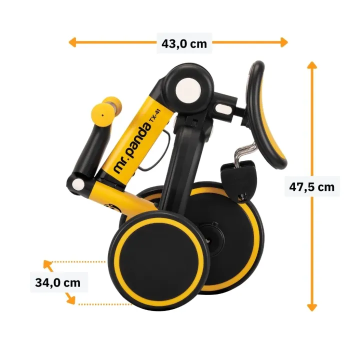 Triciclo Infantil Multifuncional Dobrável, foto 4