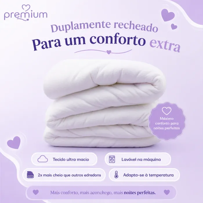 Premium Edredom Térmico 2 em 1 - Ultra Macio e Antialérgico