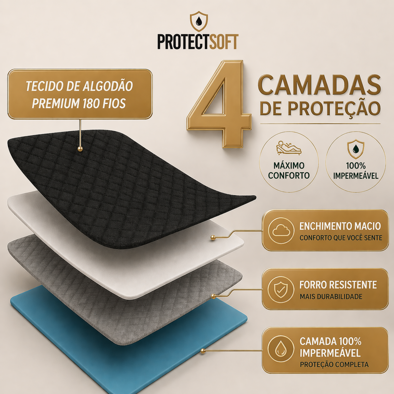 ProtectSoft Capa Impermeável Premium com 2 Fronhas, foto 6