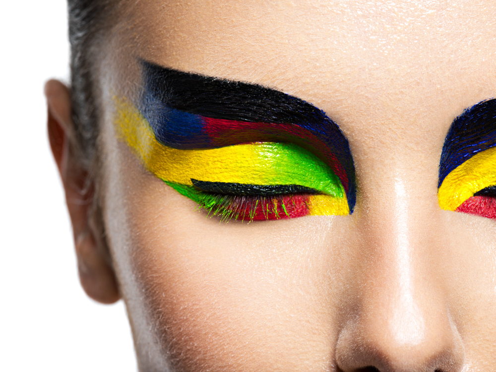 Make de Carnaval super colorida